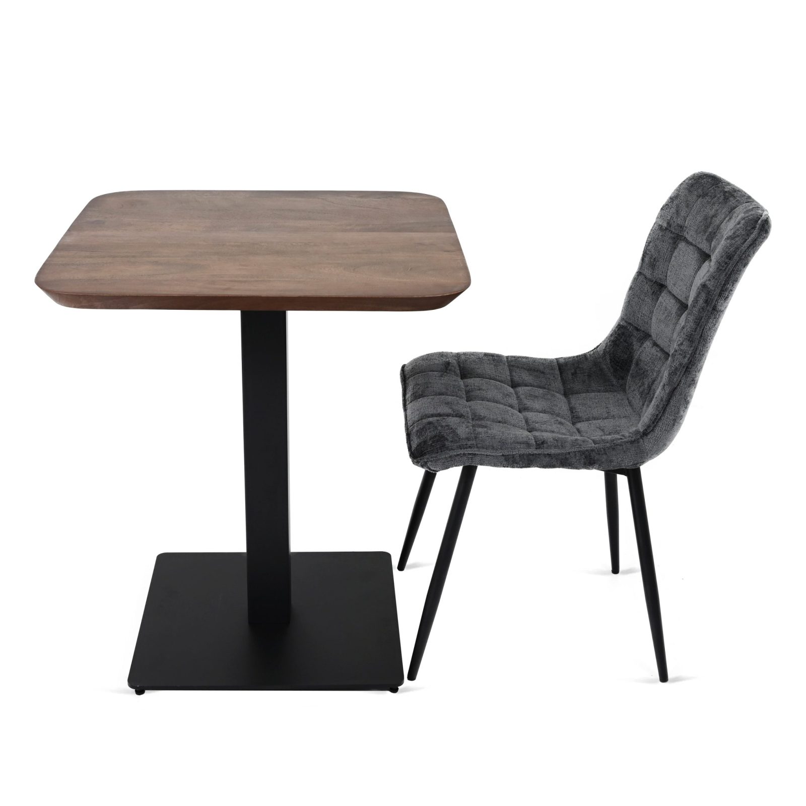 Tafel Horeca Walnoot 80 - Afbeelding 2