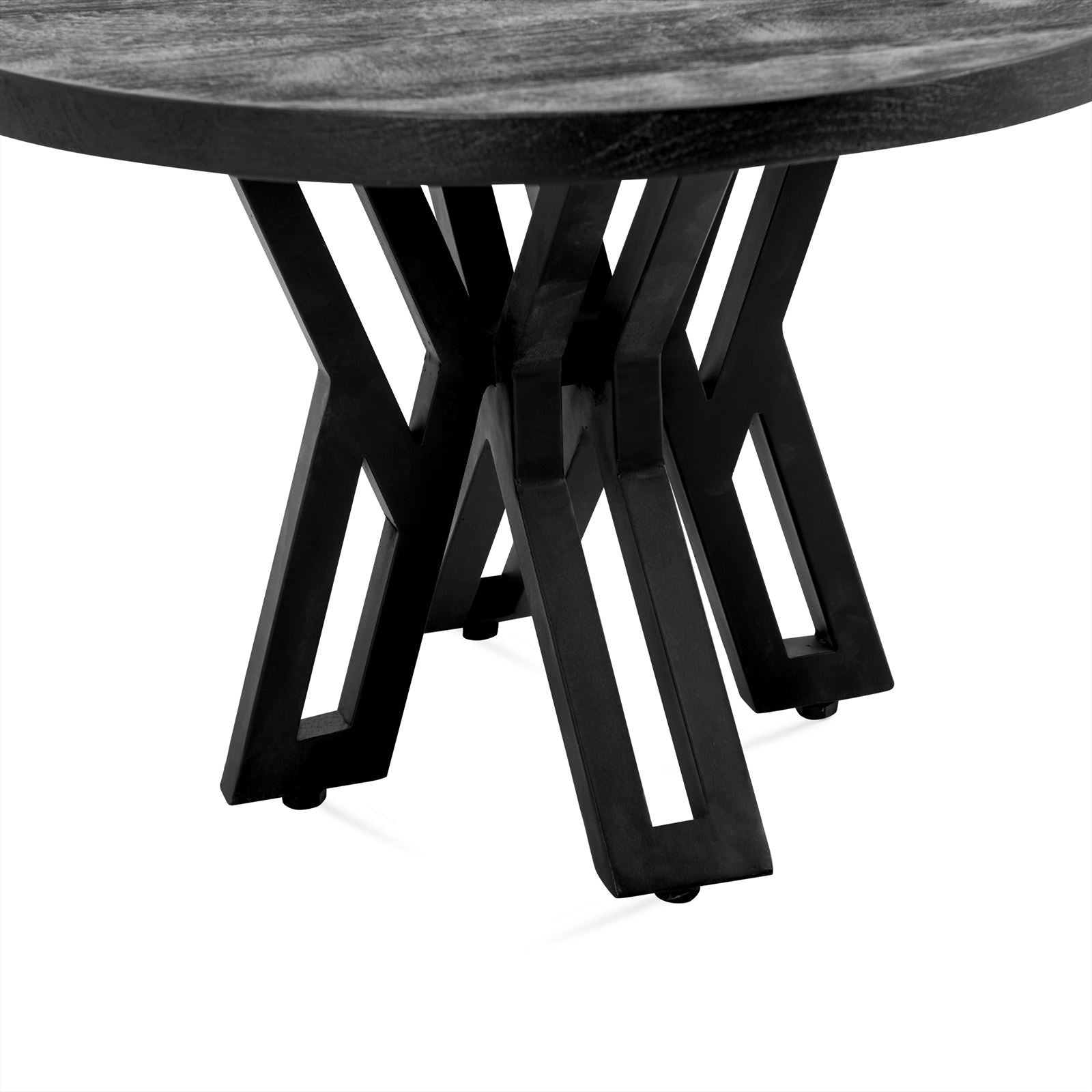 Salontafel Rond Yana Zwart 60 - Afbeelding 2