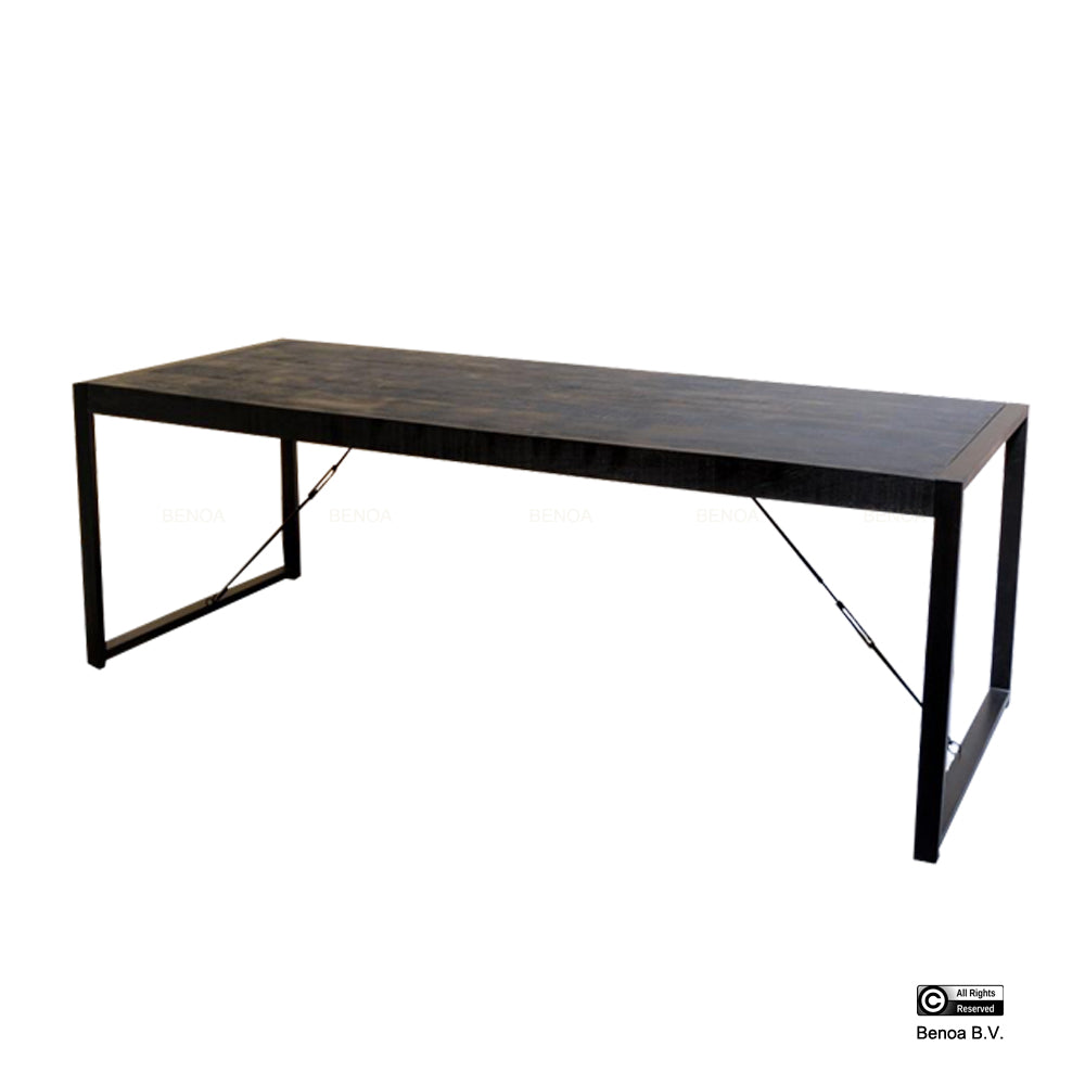 Eettafel Britt Zwart 220 - Afbeelding 3