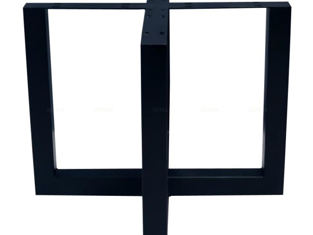 Onderstel Eettafel Zwart (2 delen)