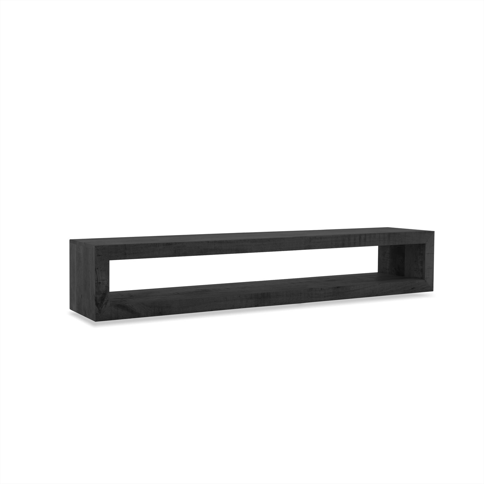 TV-Meubel Hangend Zwart 160 - Afbeelding 2