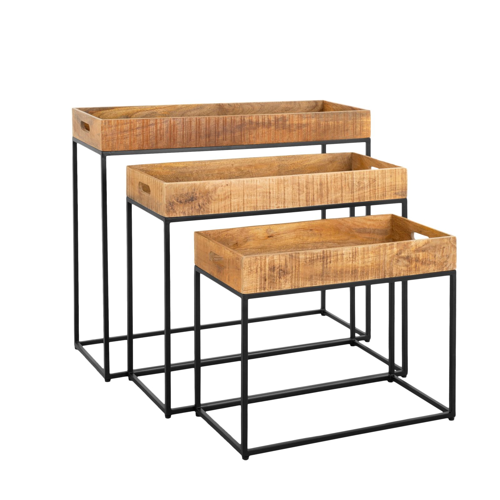 Sidetable met Rand Set van 3 - Afbeelding 2
