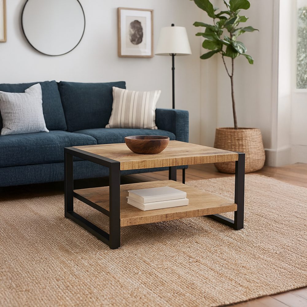 Salontafel Britt met Legplank 80 - Afbeelding 3