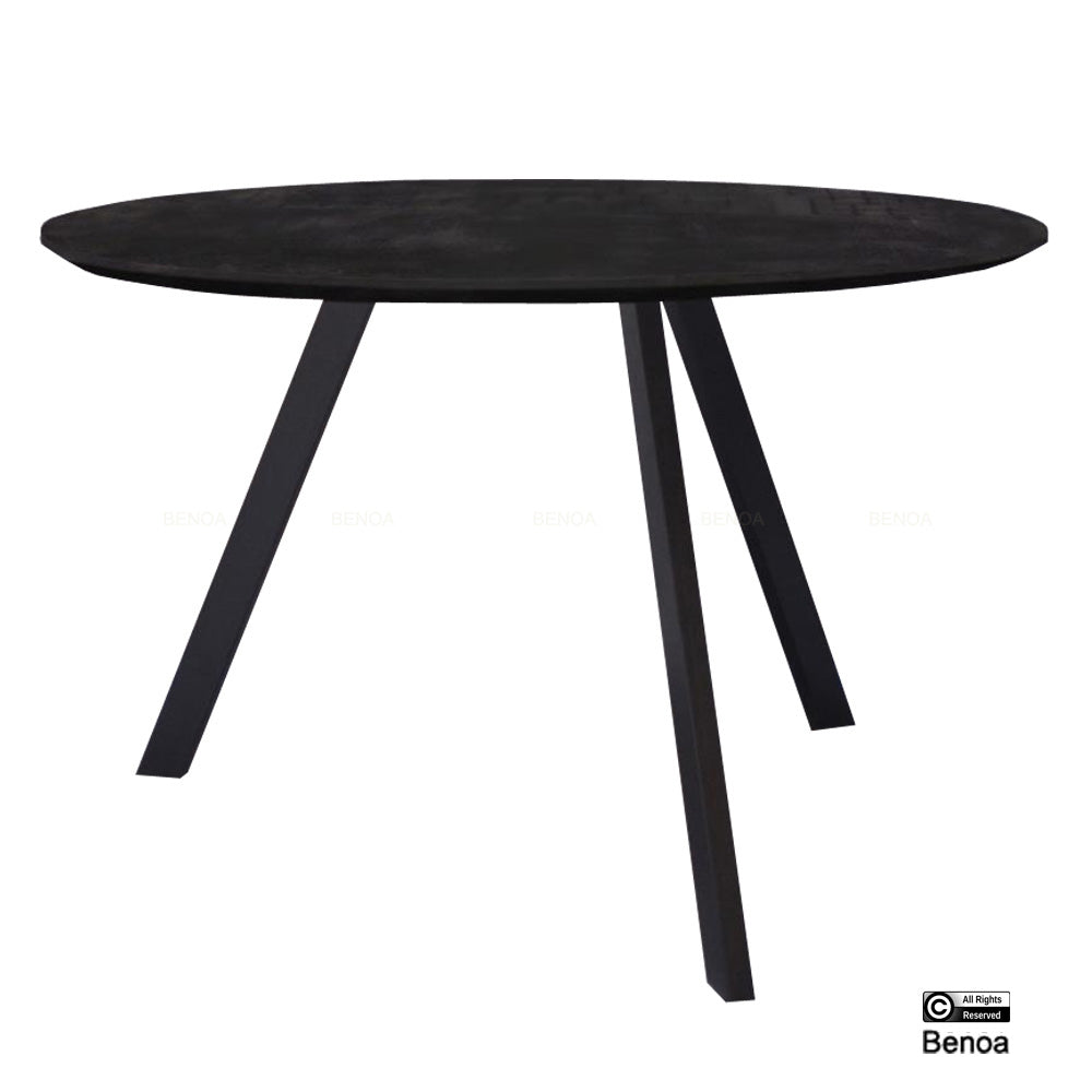 Eettafel Rond Berlin Zwart 120