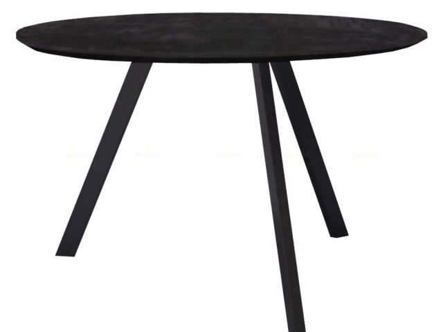 Eettafel Rond Berlin Zwart 150