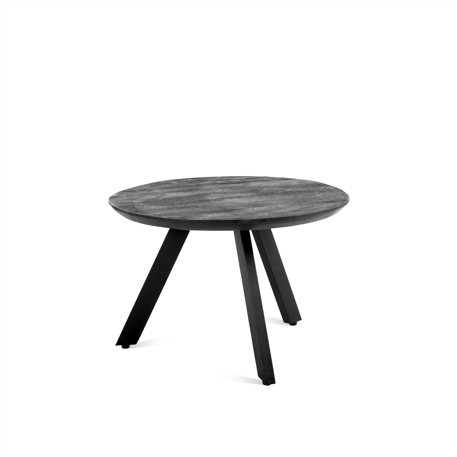 Salontafel Rond Berlin Zwart 80 - Afbeelding 2
