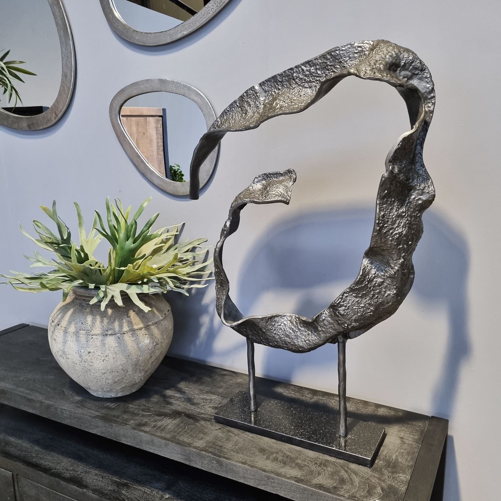 Sculptuur Antiek Lood