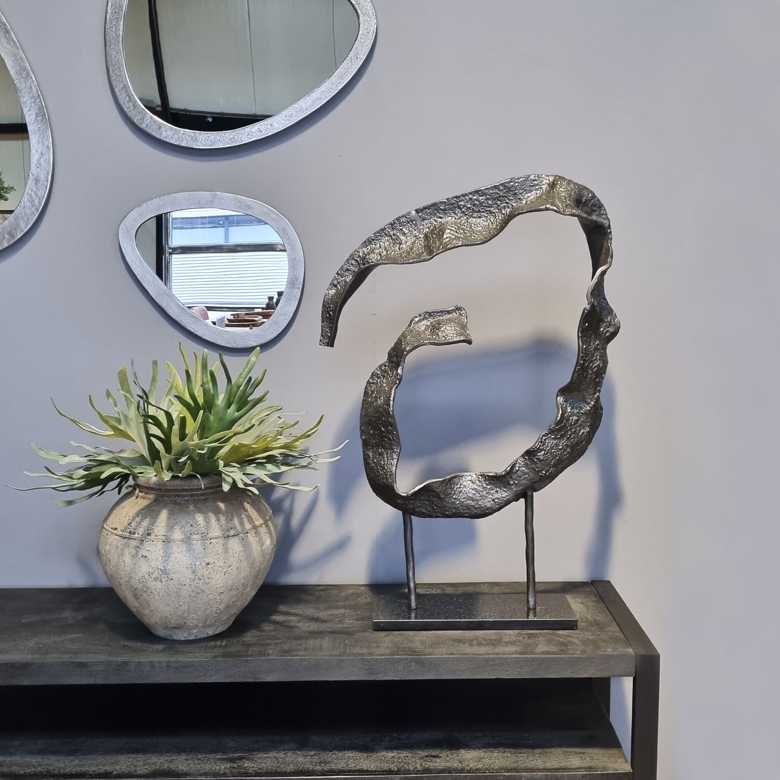 Sculptuur Antiek Lood - Afbeelding 2