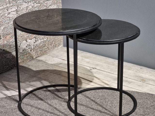 Sidetable Rond Sienna Set van 2