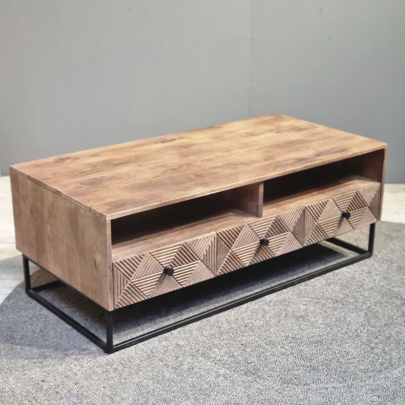 Jasmin 3 Drawer Coffee Table 120 - Afbeelding 2