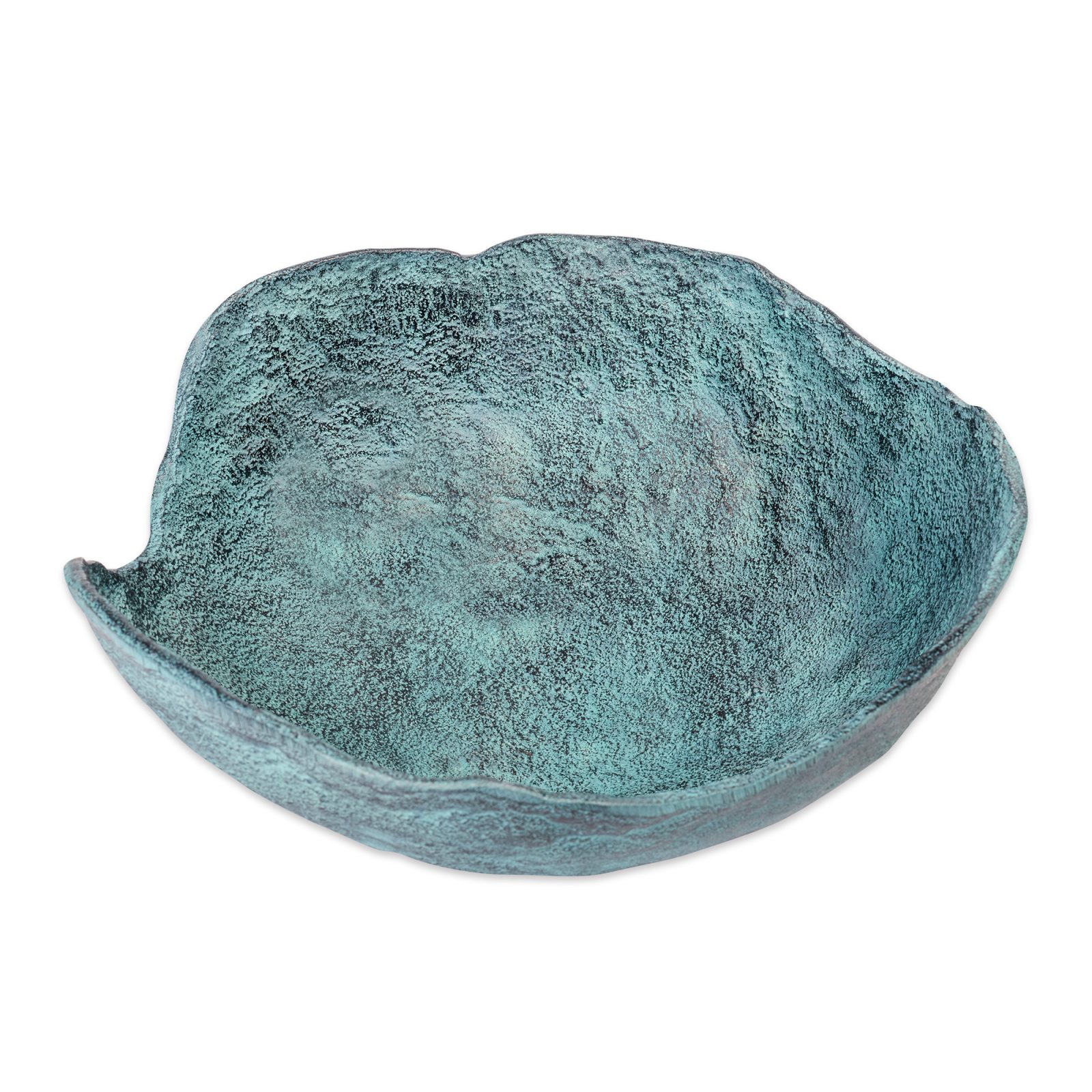 Schaal Decoratief Blauw Patina Middel - Afbeelding 2