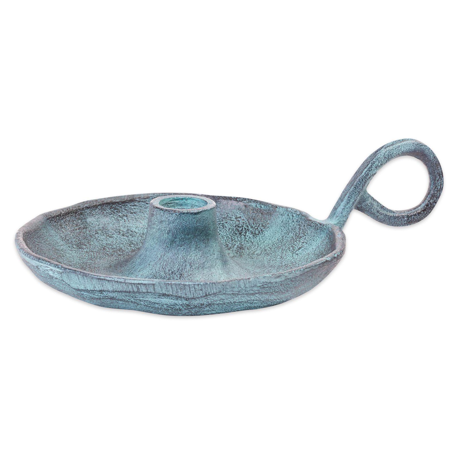 Kandelaar Blauw Patina - Afbeelding 2