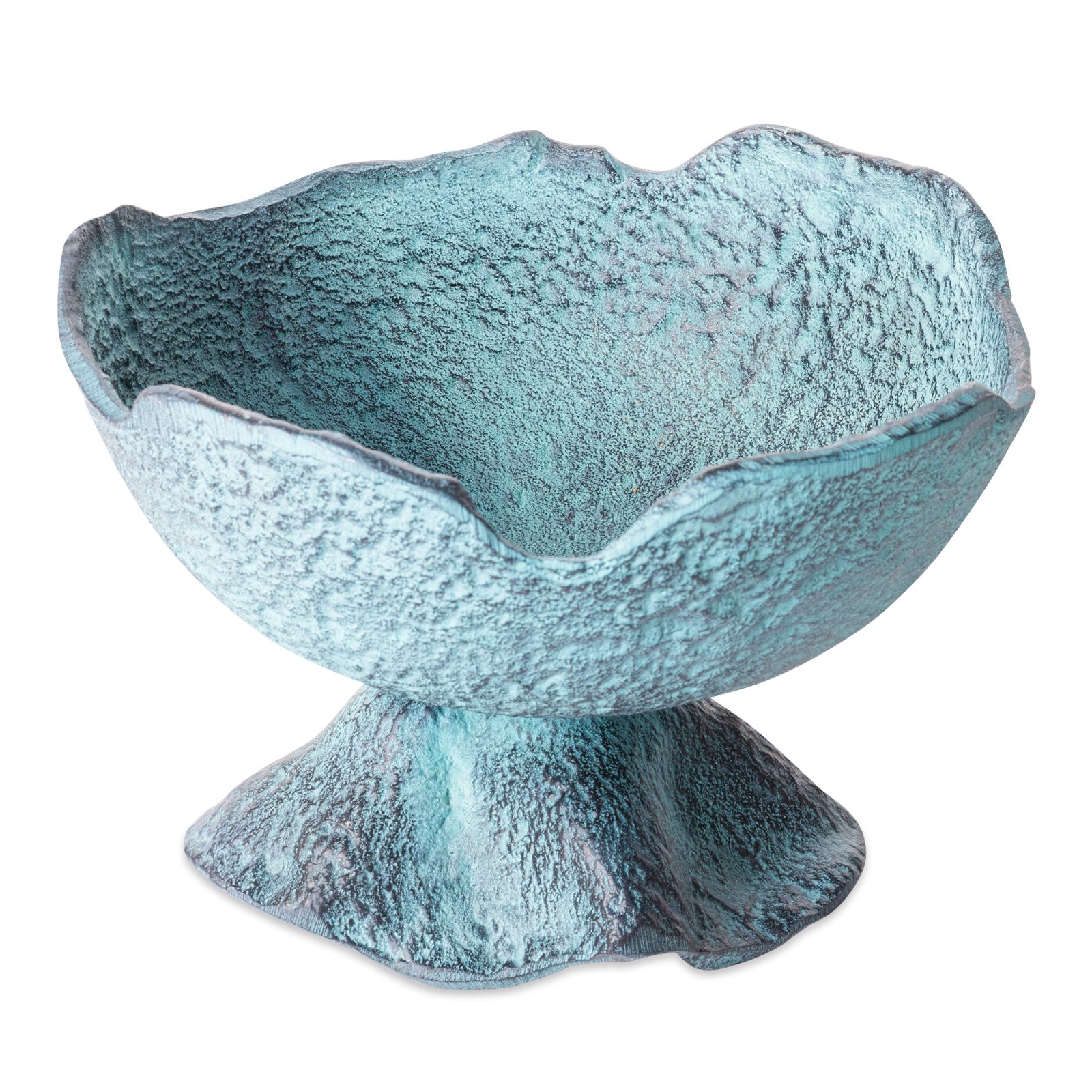 Schaal Decoratief Blauw Patina - Afbeelding 2