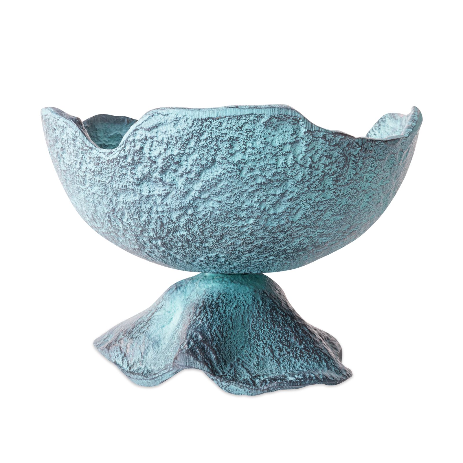 Schaal Decoratief Blauw Patina