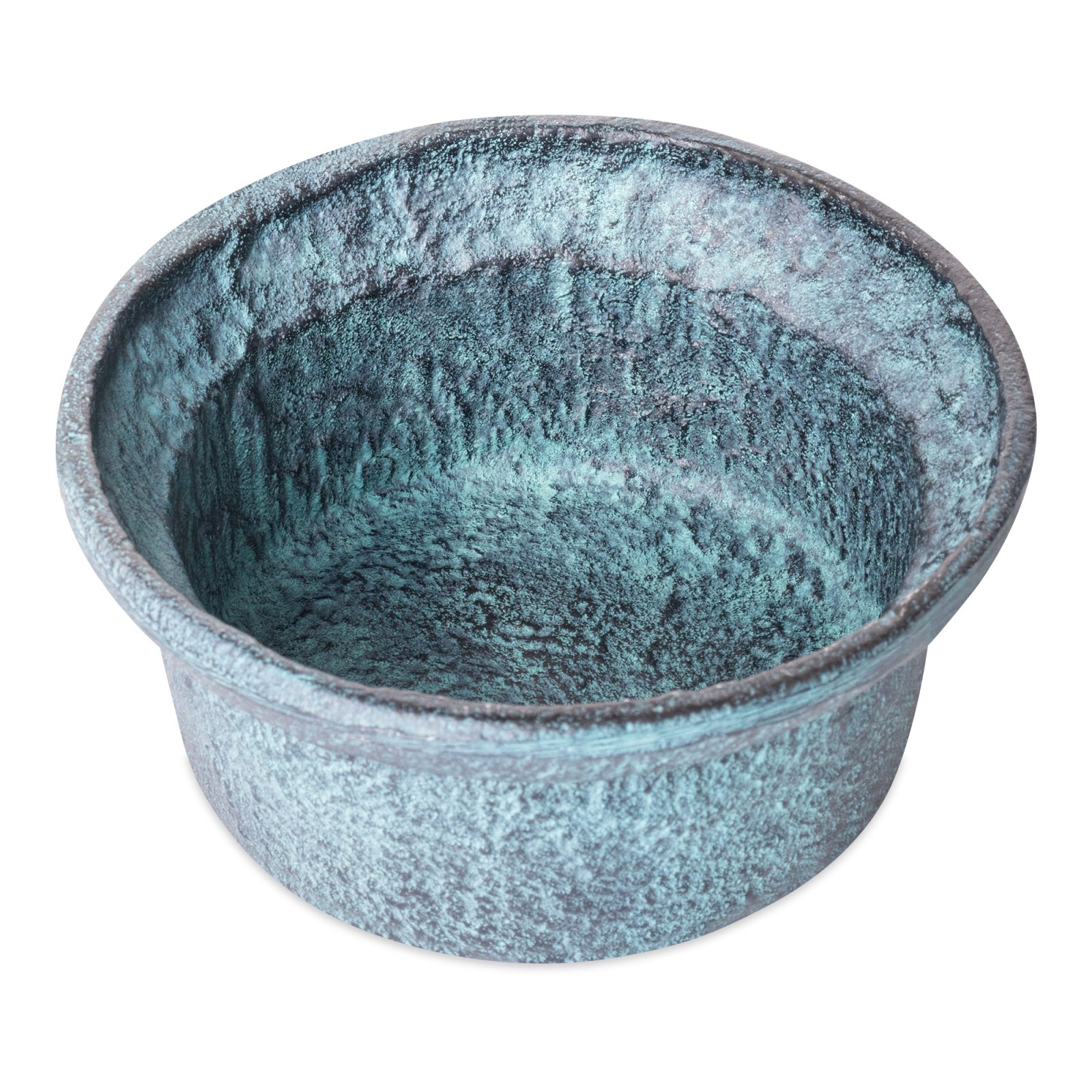 Schaal Decoratief Blauw Patina - Afbeelding 2