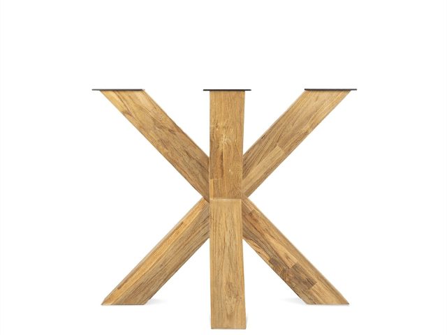 Spinpoot Eettafel Rond Teak