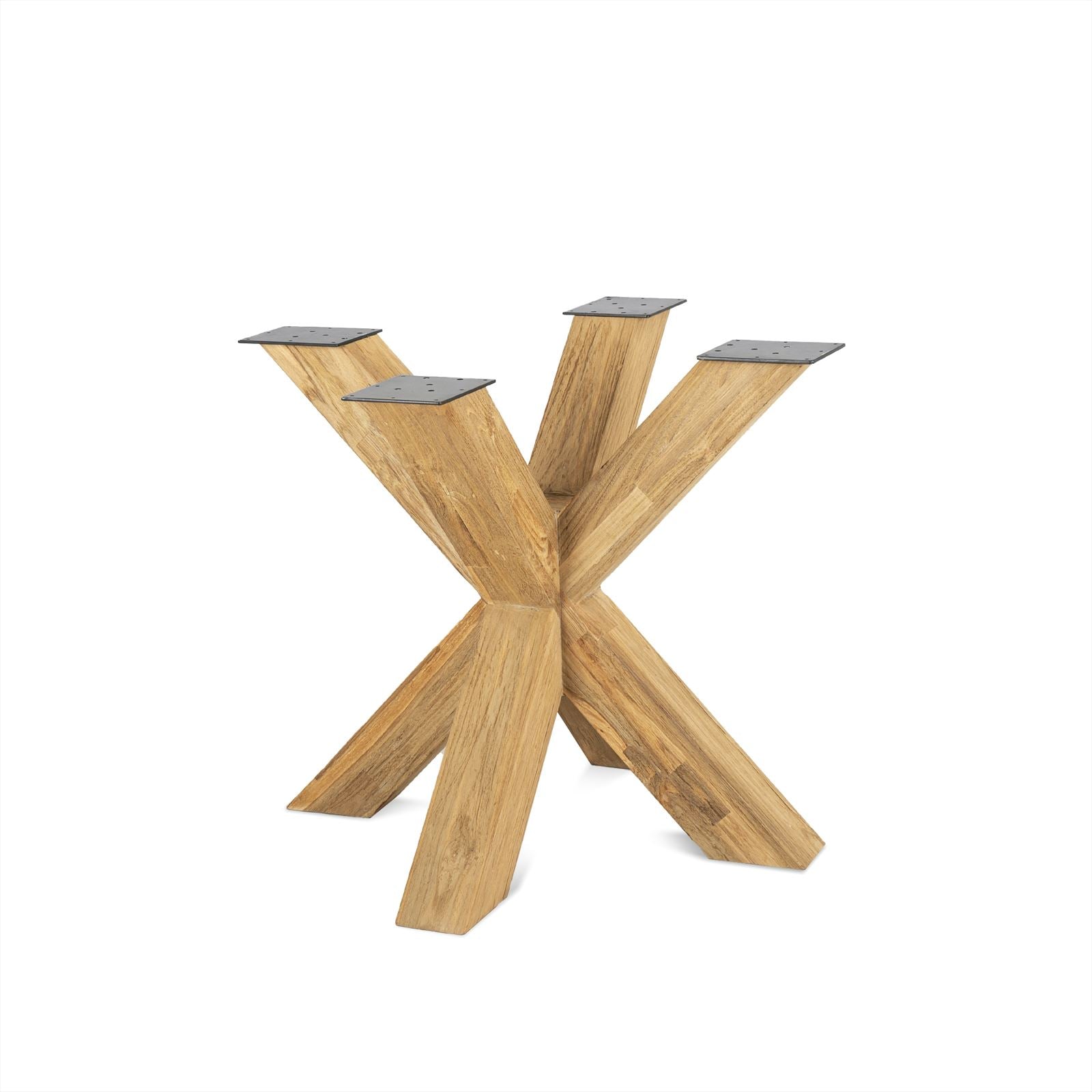 Spinpoot Eettafel Rond Teak - Afbeelding 2