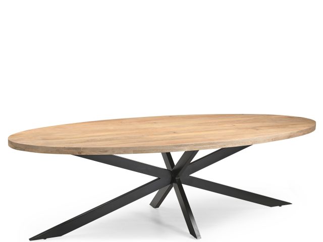 Eetkamertafel Ellips 25+25 300