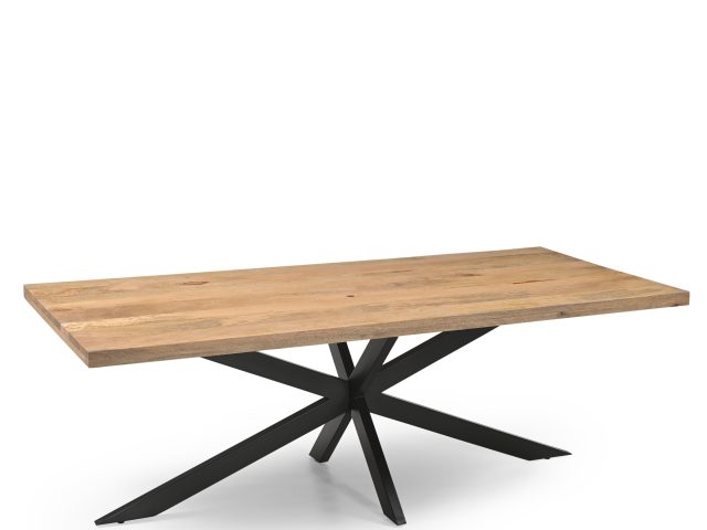 Eetkamertafel Rechthoek 25+25 200