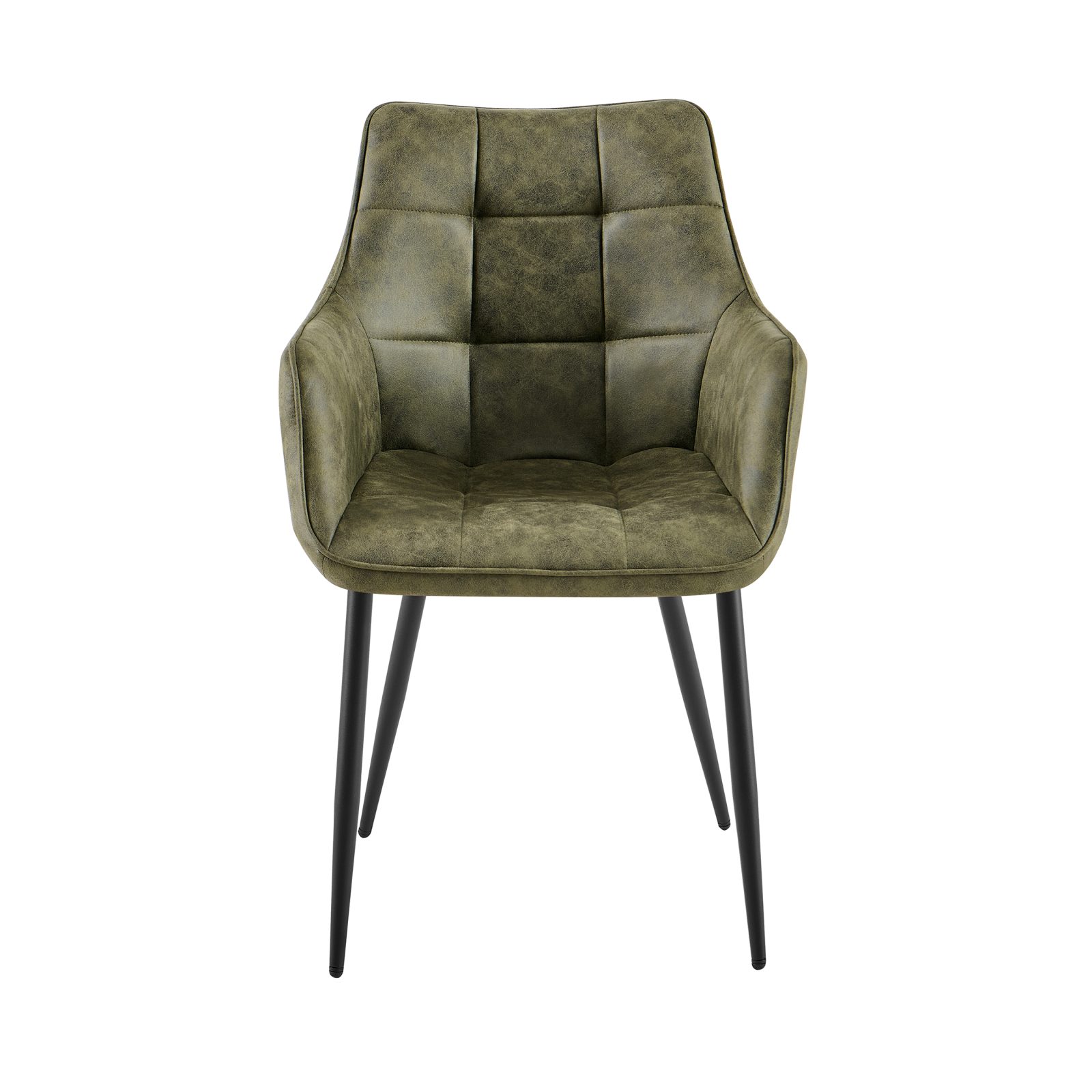 Eetkamerstoel Lucille Arm CEP 04 Army Groen