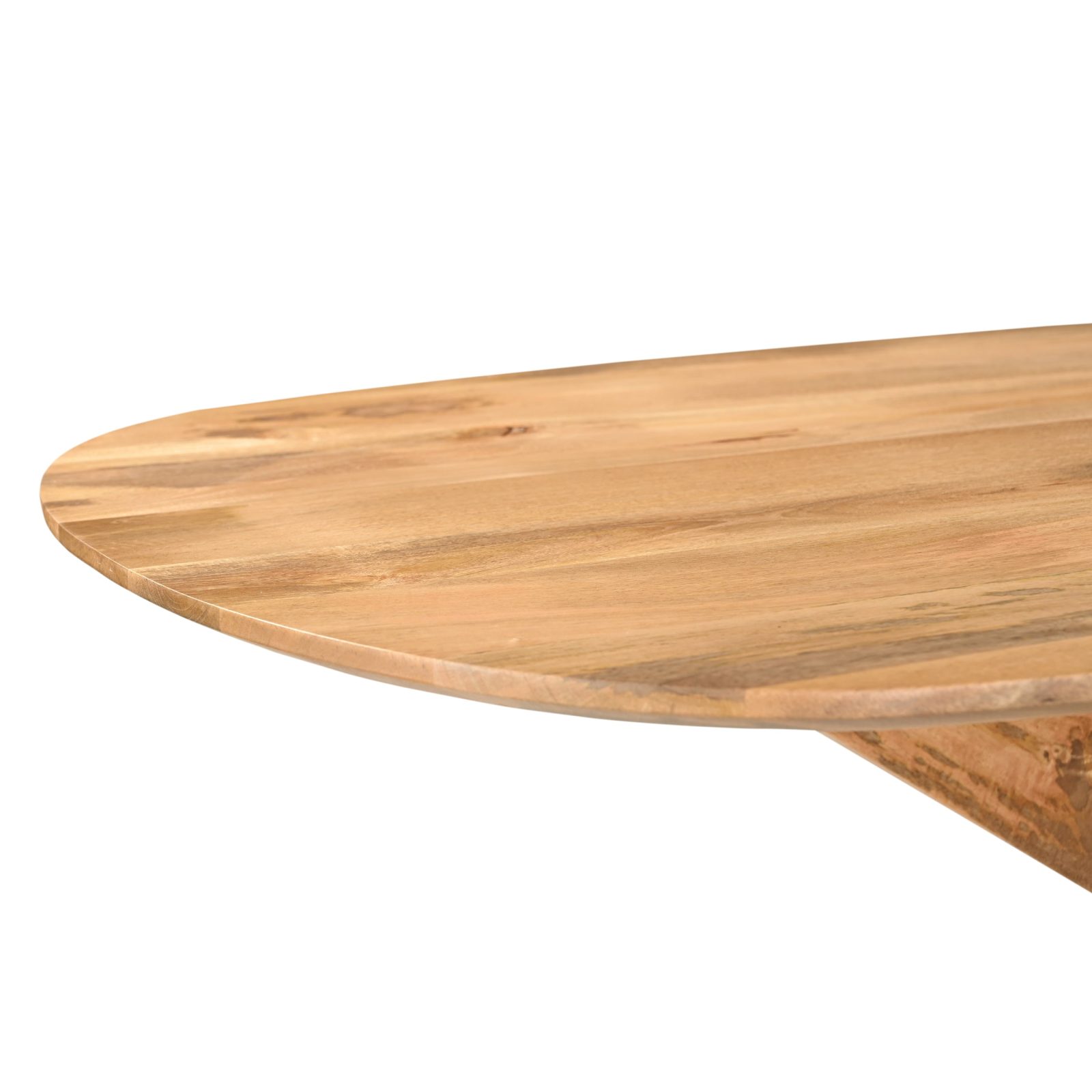 Eettafel Deens Ovaal Runa met Houten Onderstel 200 - Afbeelding 3