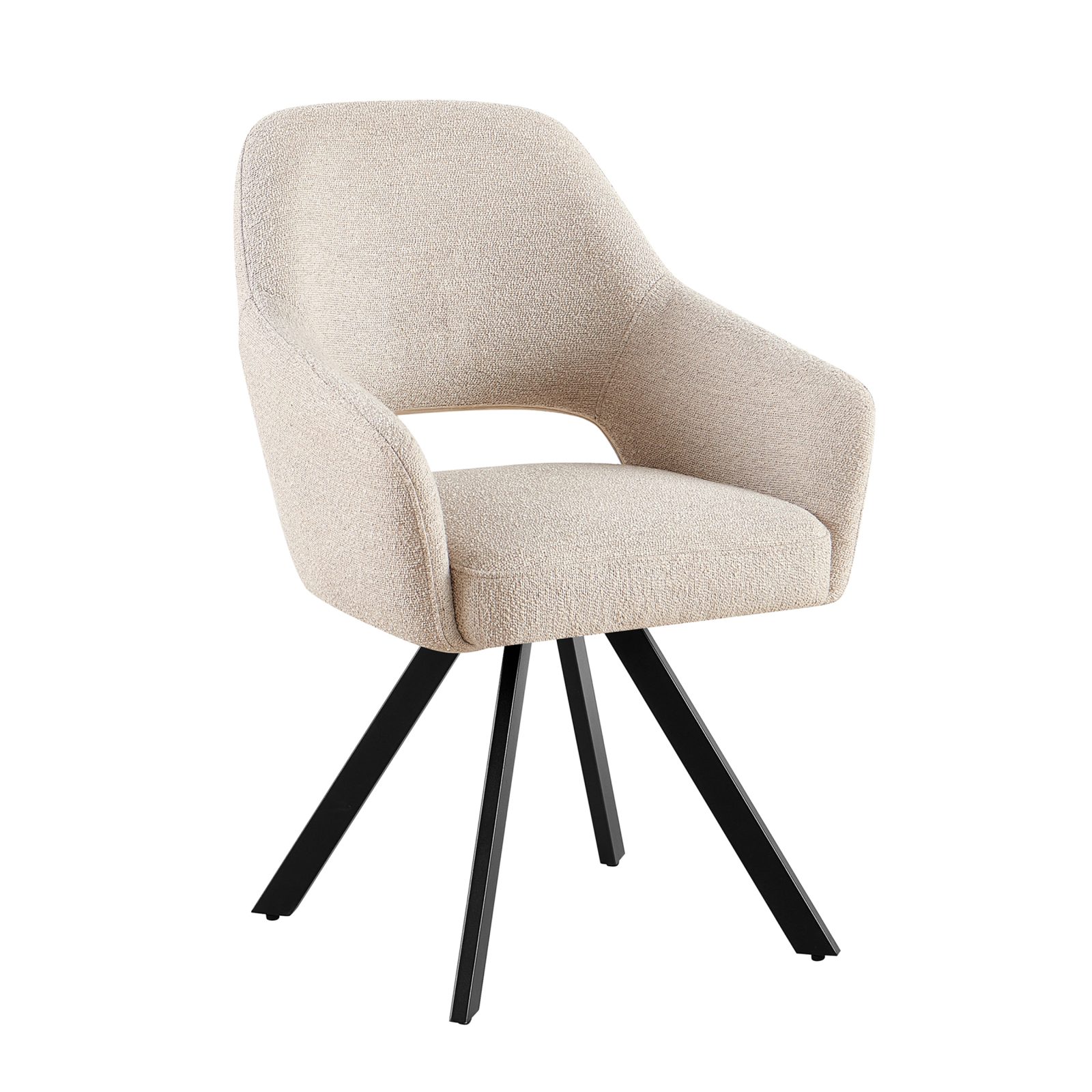 Eetkamerstoel Emilie Alpine 2 Boucle Beige - Afbeelding 2