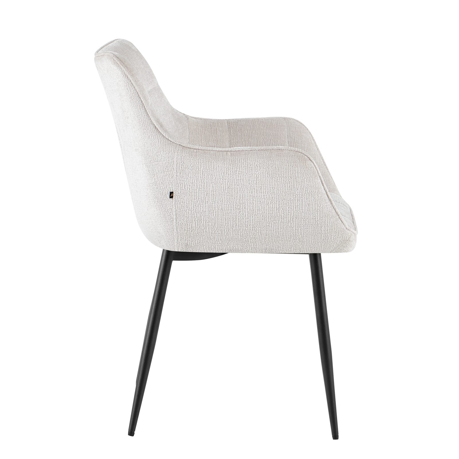 Eetkamerstoel Lucille Arm Perfect Harmony 02 Beige - Afbeelding 3
