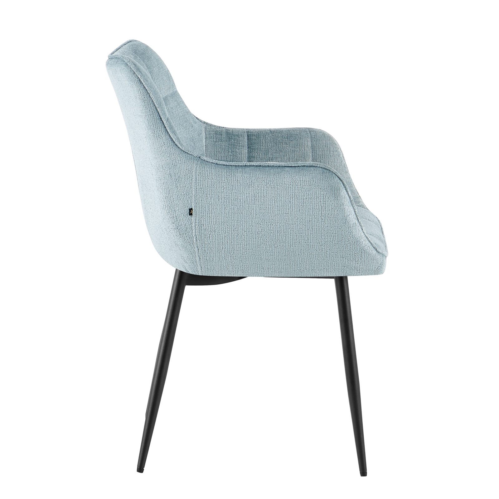 Eetkamerstoel Lucille Arm Perfect Harmony 72 Lichtblauw - Afbeelding 3