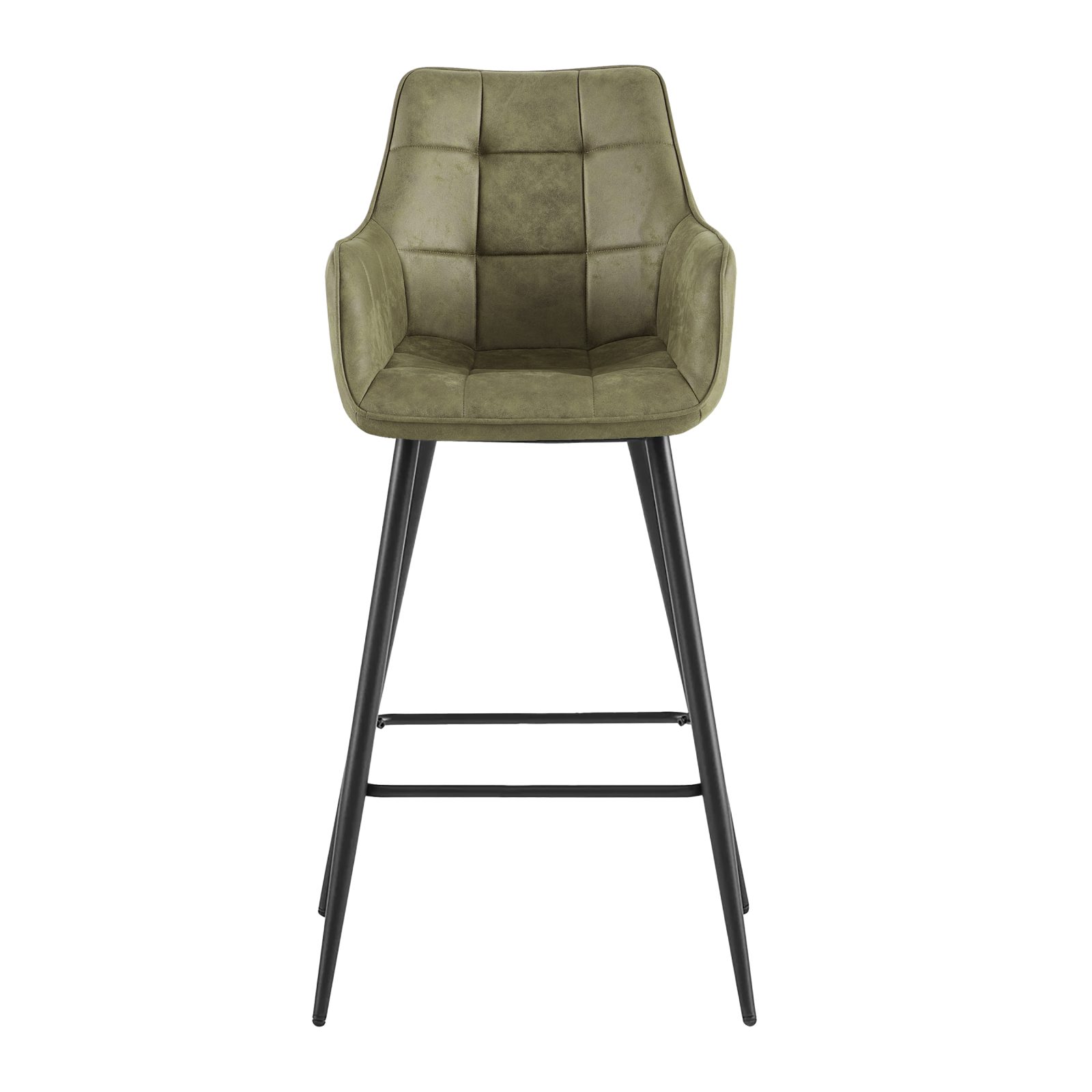 Barstoel Lucille Arm CEP 04 Army Groen