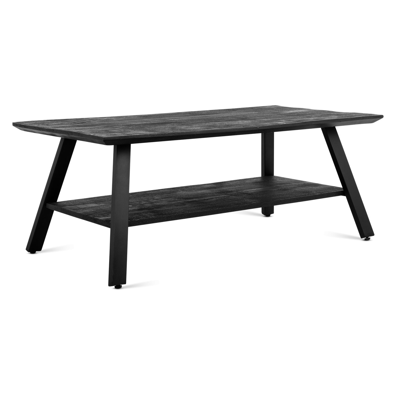 Salontafel Berlin Zwart met Vak - Afbeelding 2