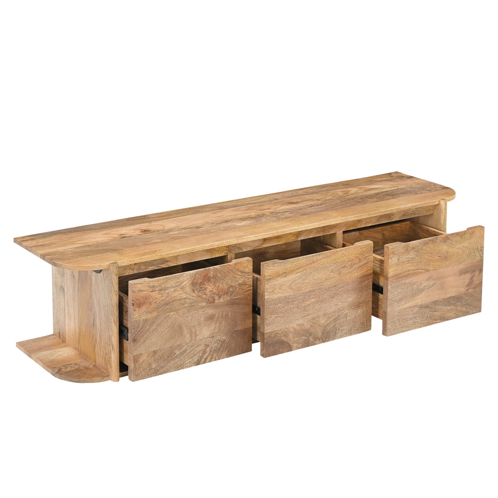 TV kast Jade zwevend Naturel 160 - Afbeelding 3