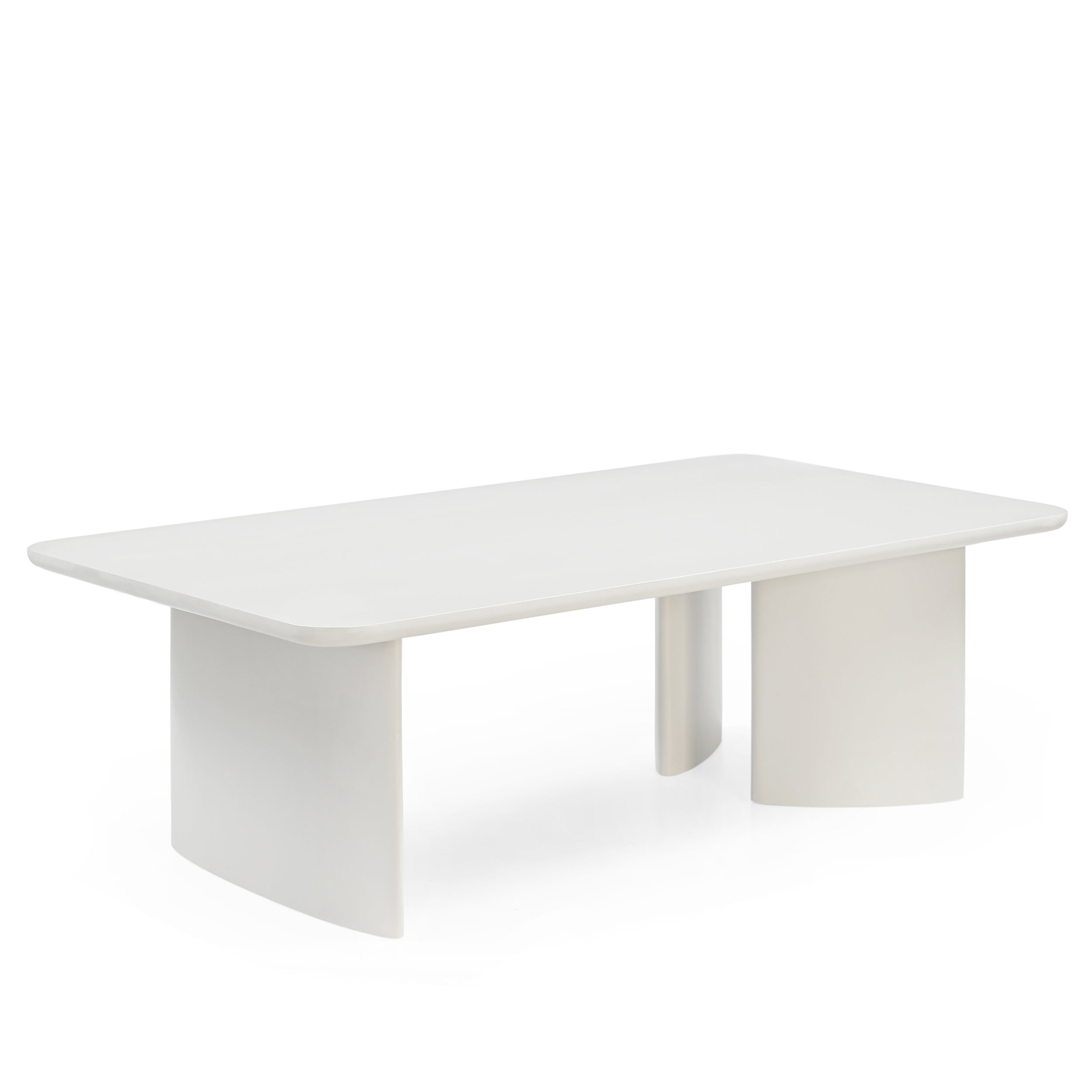 Salontafel Jade Rechthoek Off White - Afbeelding 2