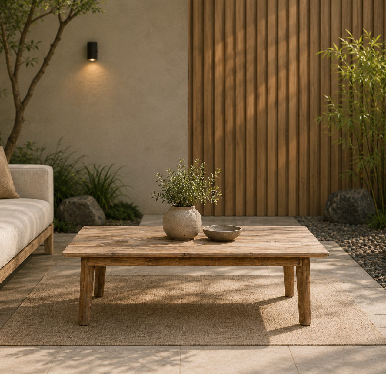 Tuin Salontafel Bromo Teak 130 - Afbeelding 2