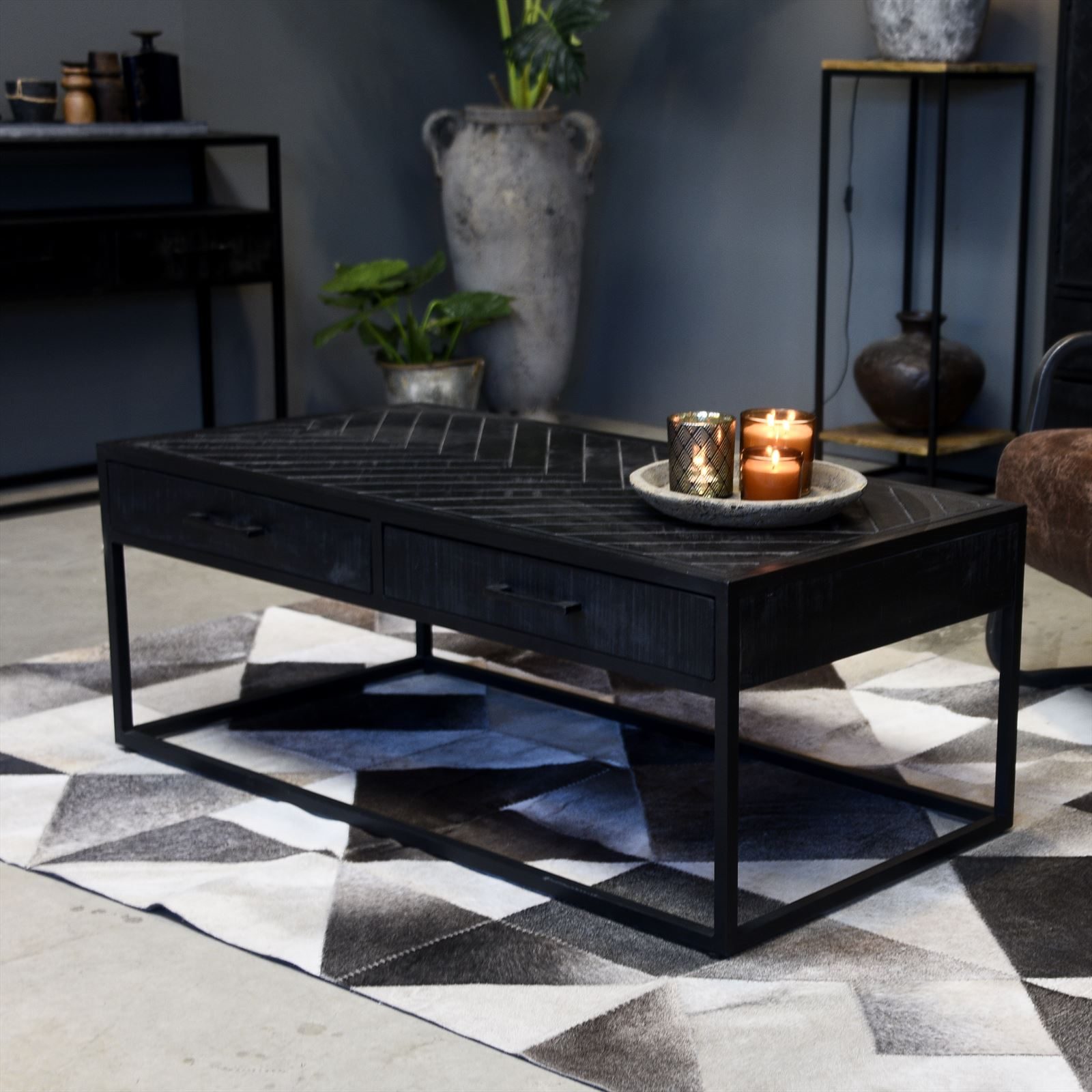 Salontafel Jax Zwart 120 - Afbeelding 3