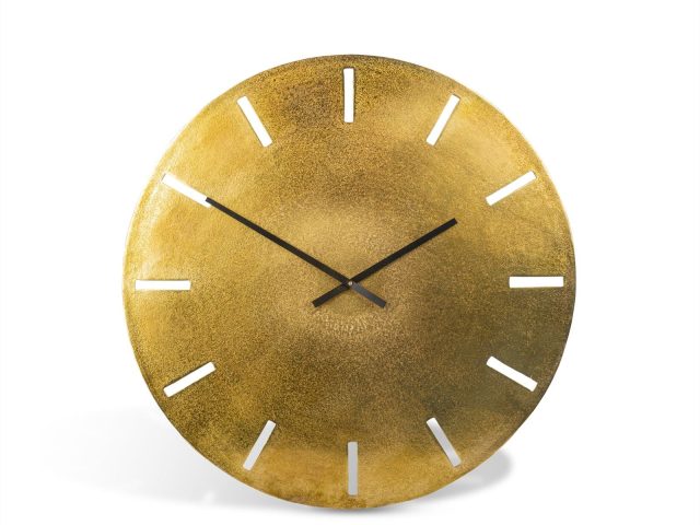 Grote Gouden Wandklok