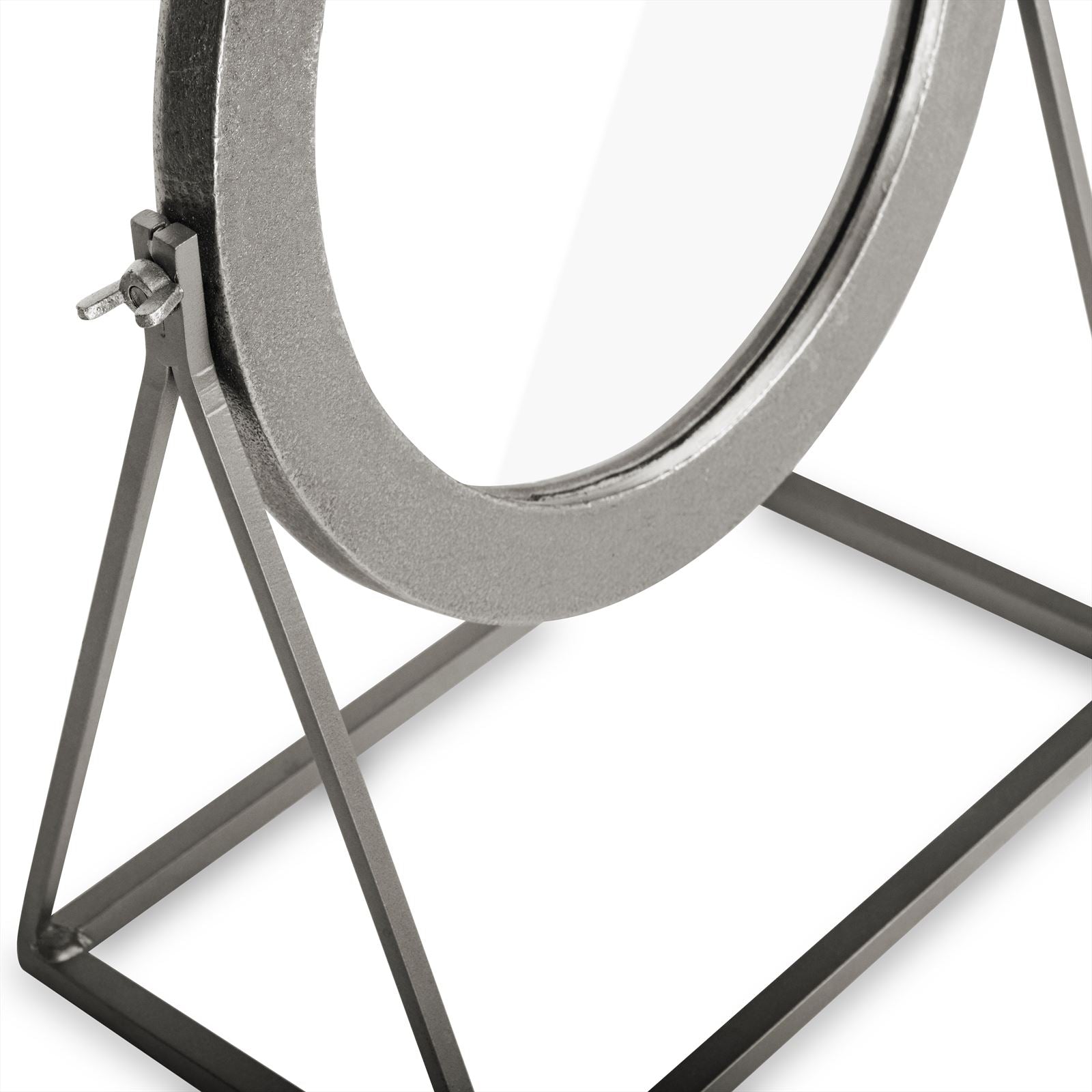 Spiegel op Standaard Zilver - Afbeelding 2