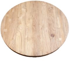Eetkamer tafelblad Rond Massief Teak 120