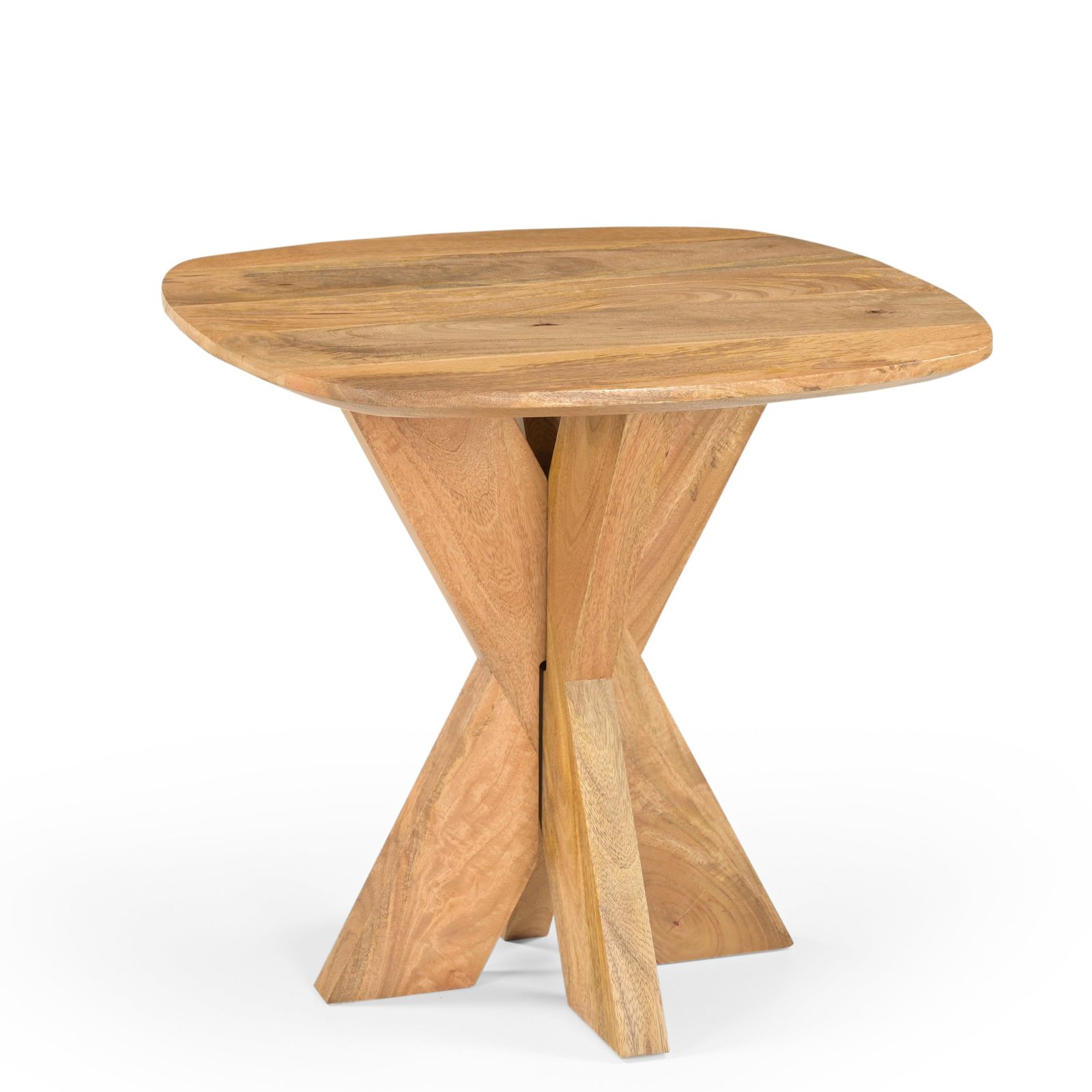 Bijzettafel Deens Ovaal Runa met Houten Onderstel 60 - Afbeelding 2