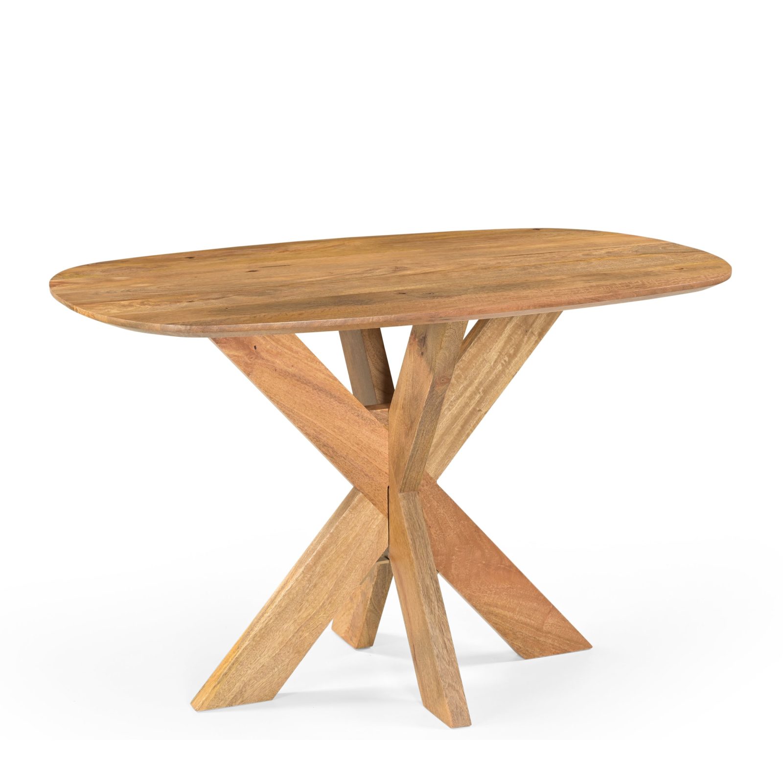 Eettafel Deens Ovaal Runa met Houten Onderstel 120 - Afbeelding 2