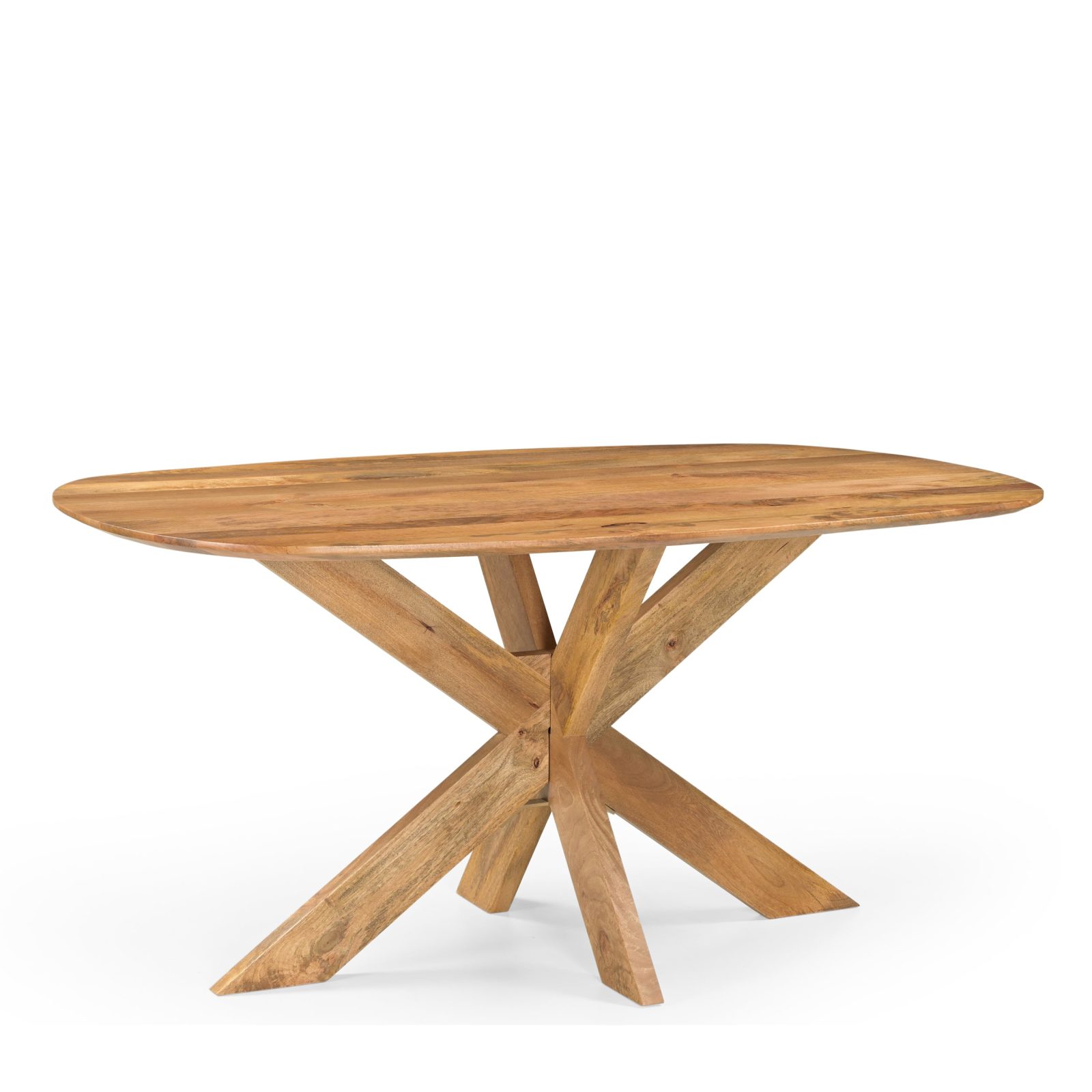 Eettafel Deens Ovaal Runa met Houten Onderstel 160 - Afbeelding 2