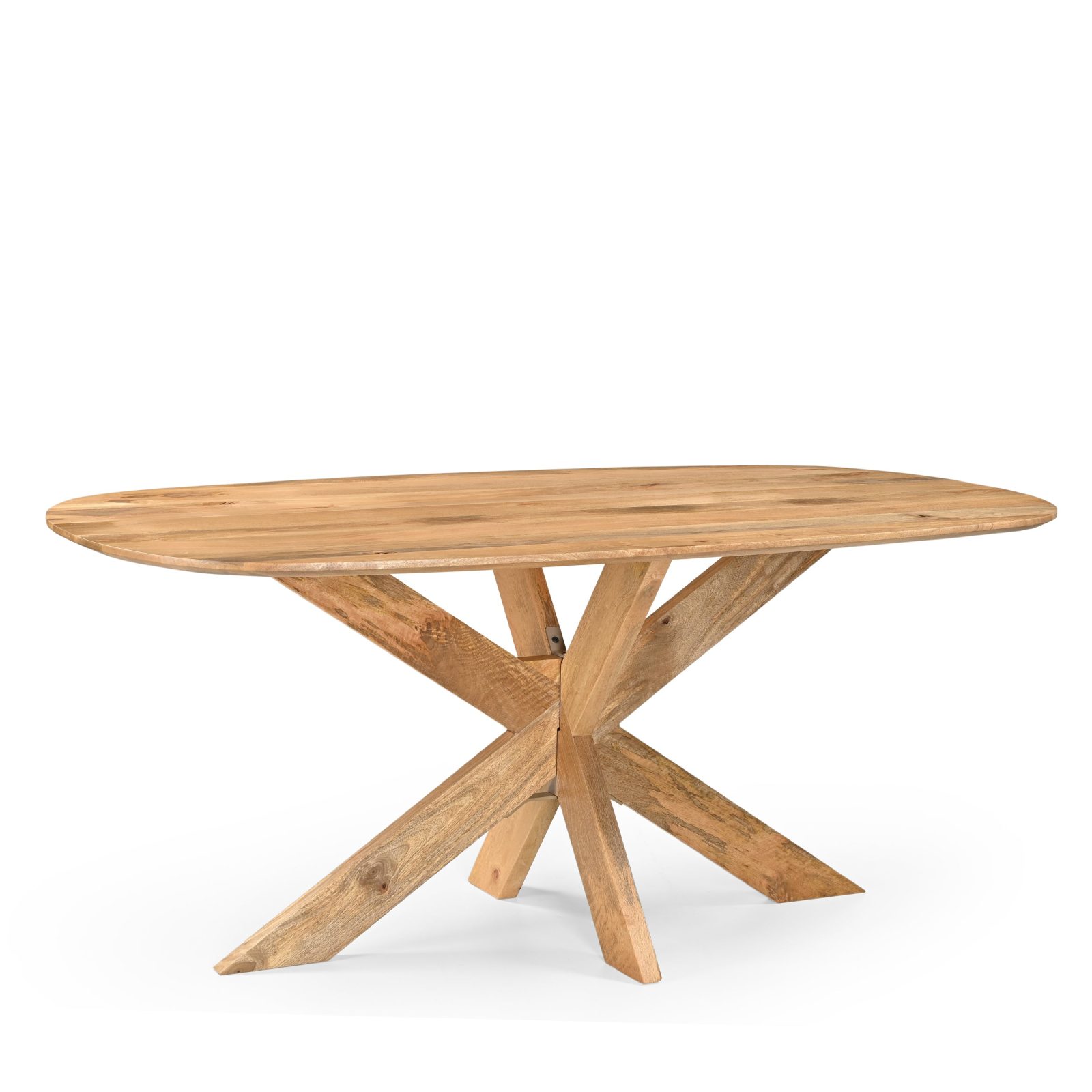Eettafel Deens Ovaal Runa met Houten Onderstel 180 - Afbeelding 2