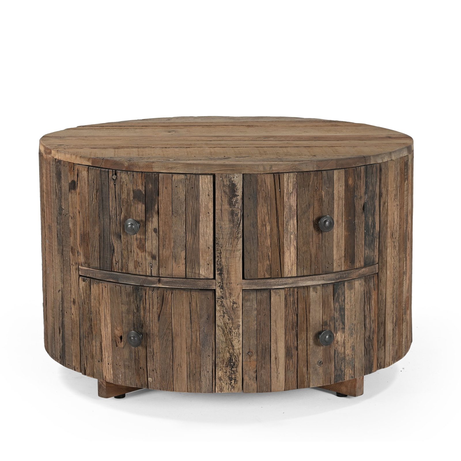 Salontafel Rond met 4 Laden Roots