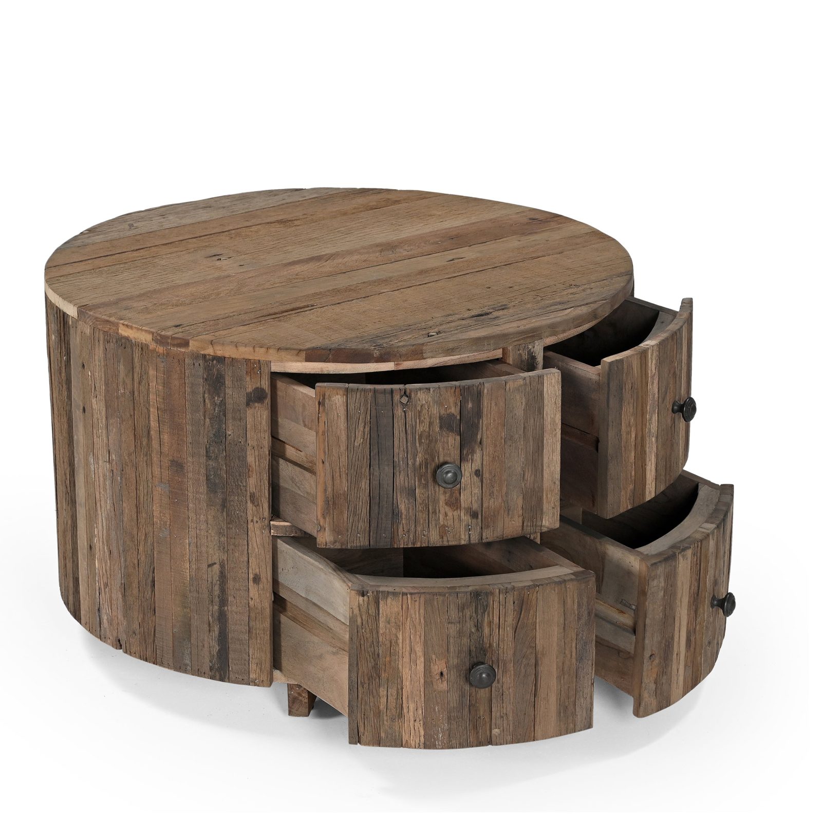 Salontafel Rond met 4 Laden Roots - Afbeelding 3